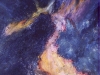 Corps-espace-lumière, Acrylique sur toile, 81 x 65 cm, 1989