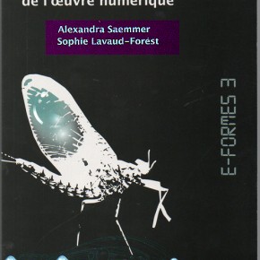 PUBLICATION : « E-FORMES 3 - LES FRONTIERES DE L'OEUVRE NUMERIQUE" - Novembre 2015
