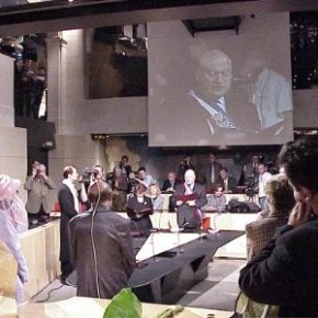 Le Technomariage, photos de la cérémonie, mairie d’Issy-les-Moulineaux, 1999.