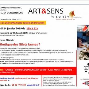 ATELIER ART&SENS : ESTHETIQUE DES GILETS JAUNES - Janvier 2019